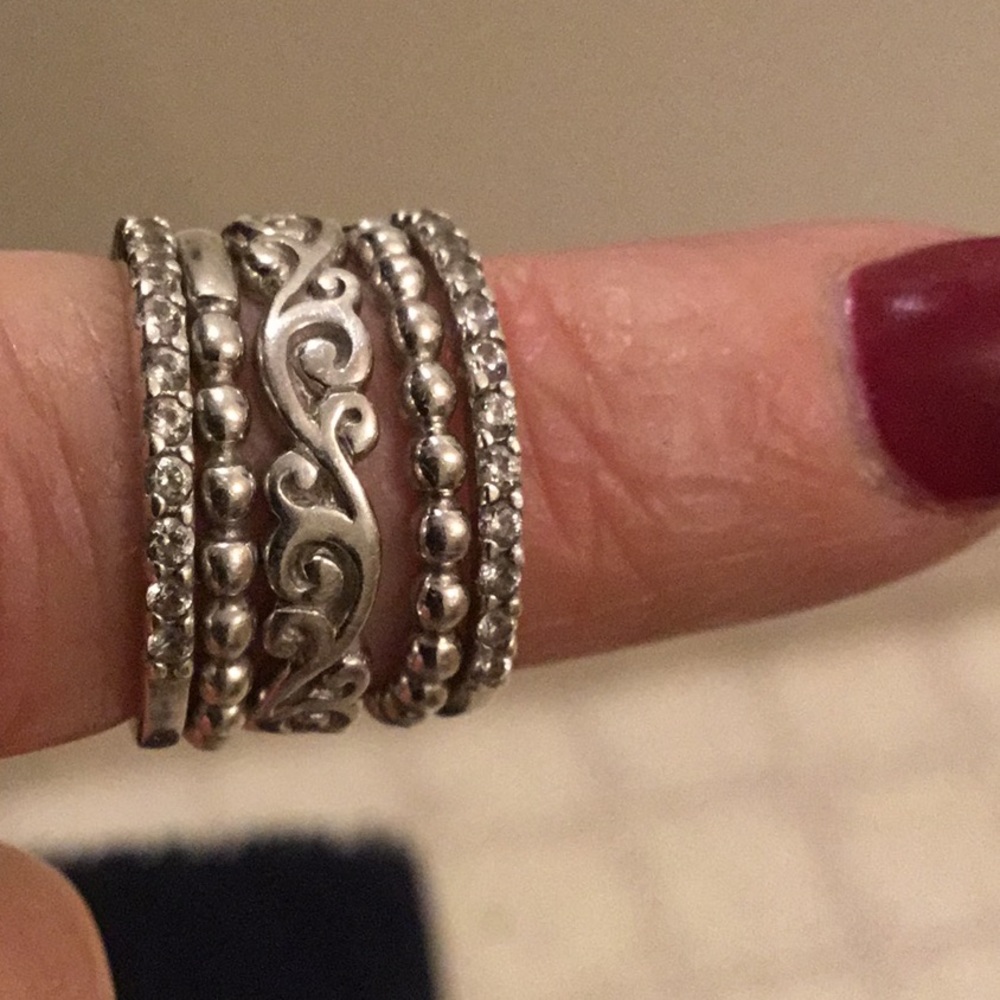 Beautiful Inspiranza Stack Ring - Size 5.5